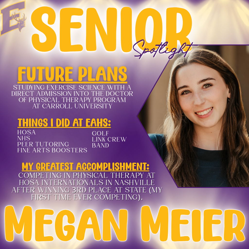 Megan -  Senior Spotlight