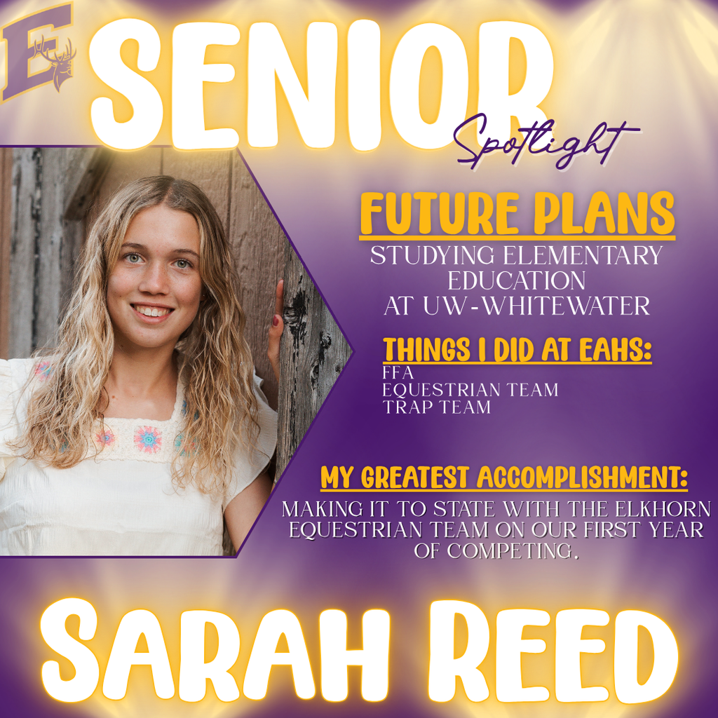 Sarah - Senior Spotlight