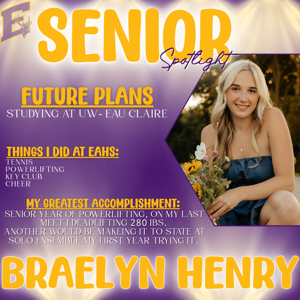 Braelyn - senior spotlight