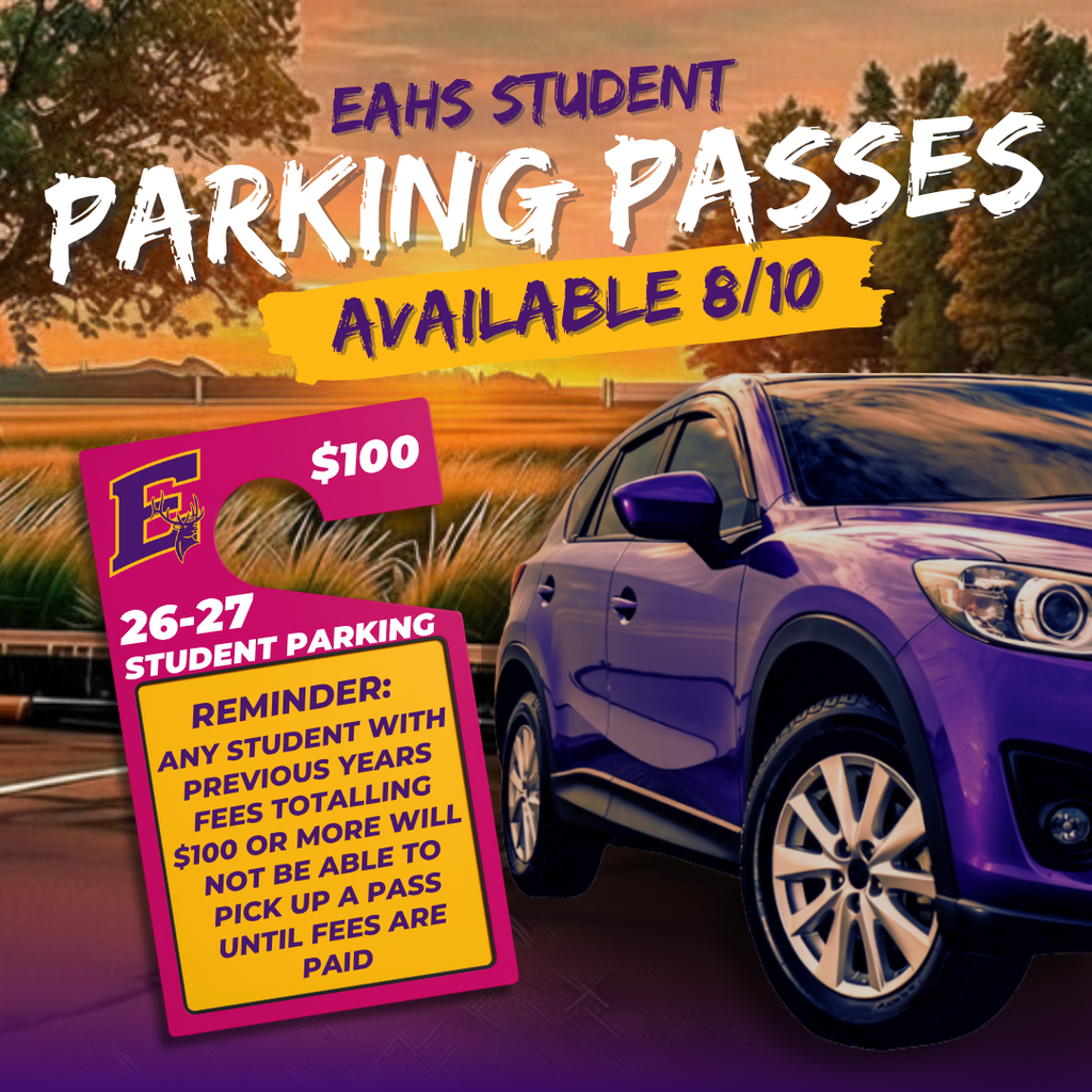 Parking Passes available.