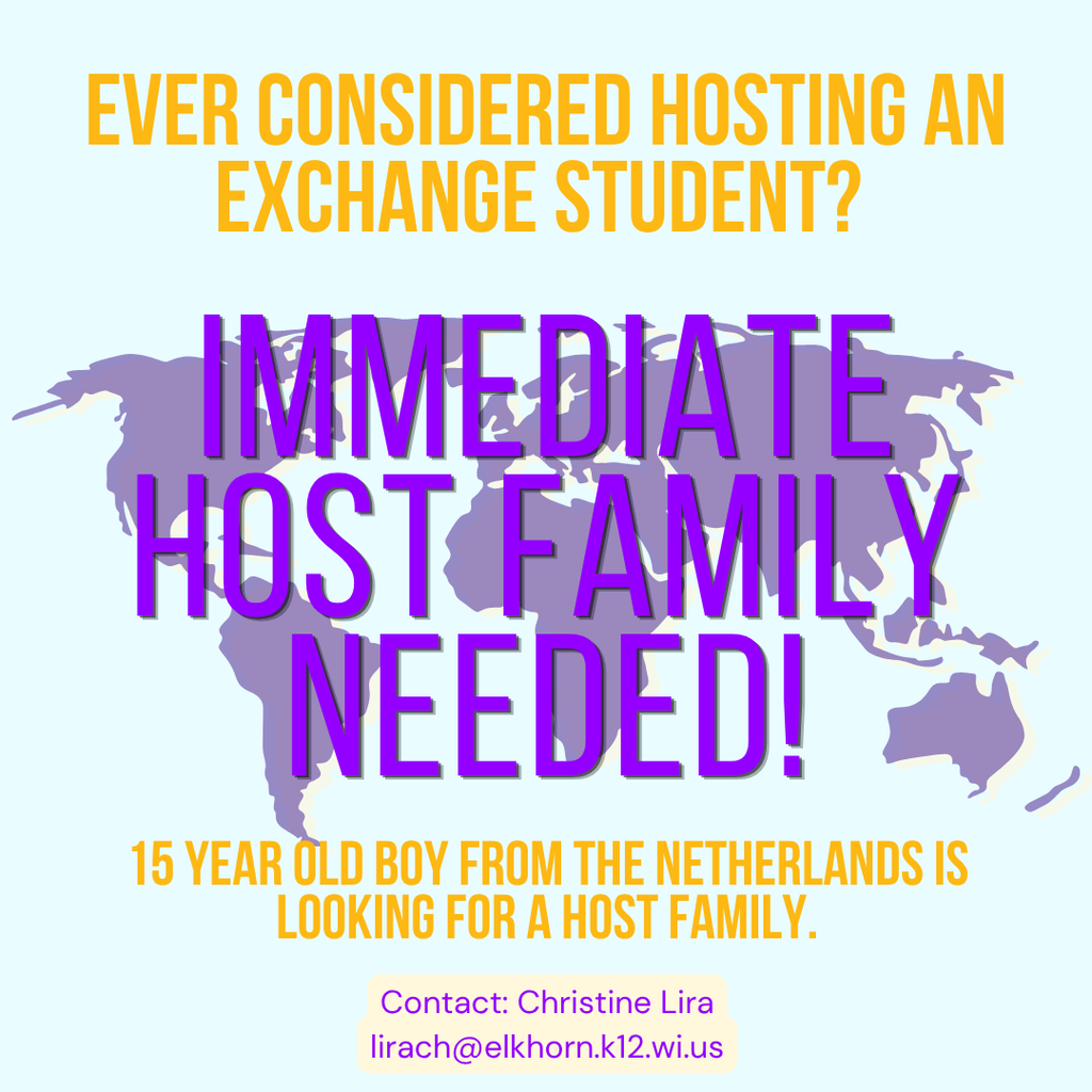 host family needed
