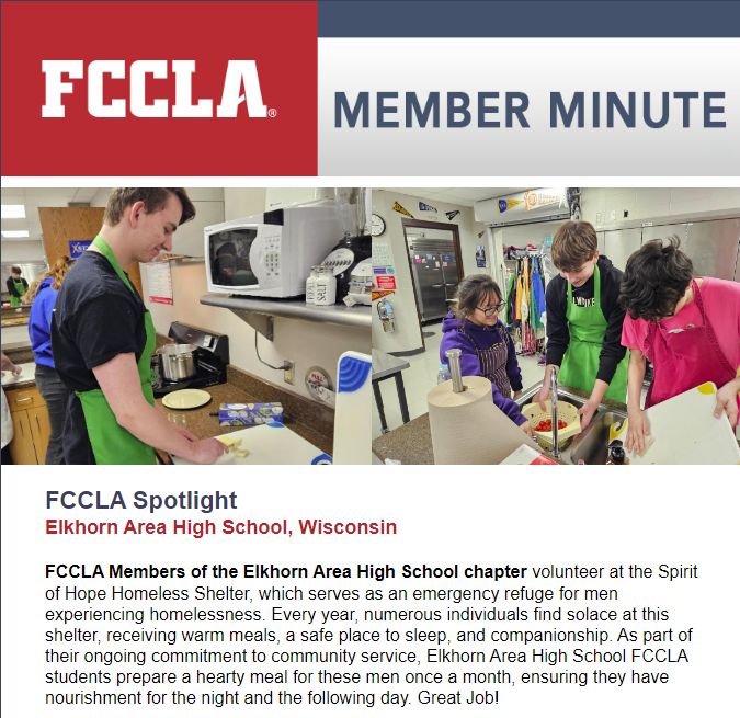 FCCLA Member Minute