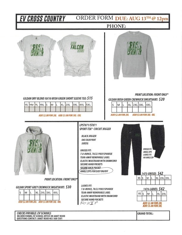 XC Order Form