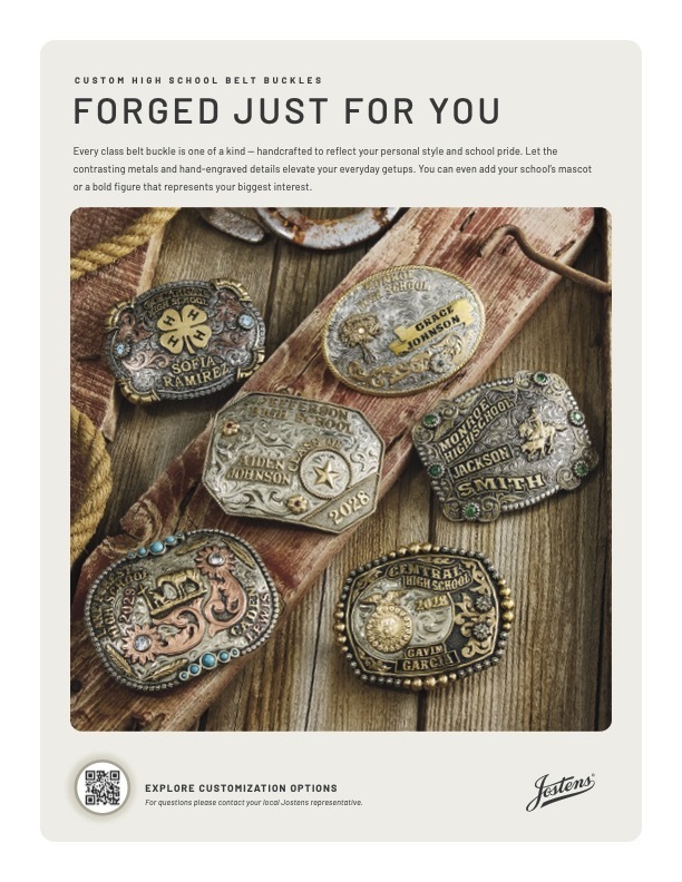 Jostens Belt Buckle Information