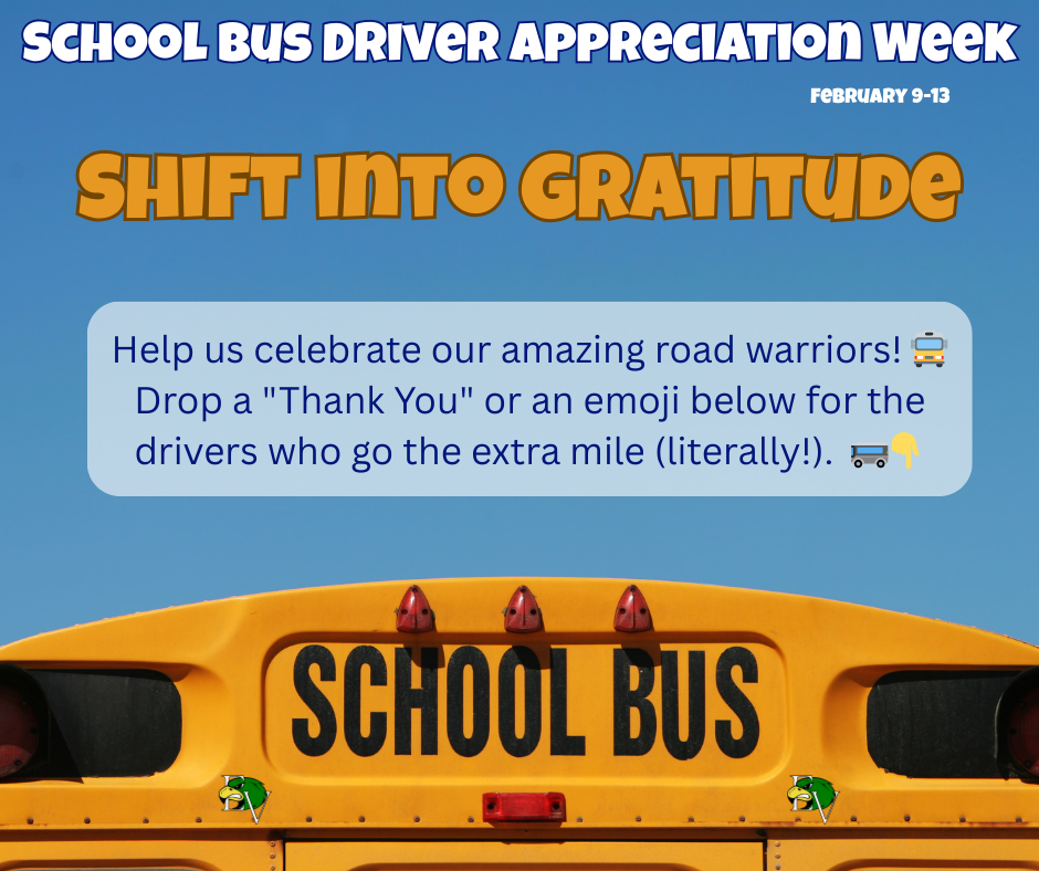 School Bus Driver Appreciation Week