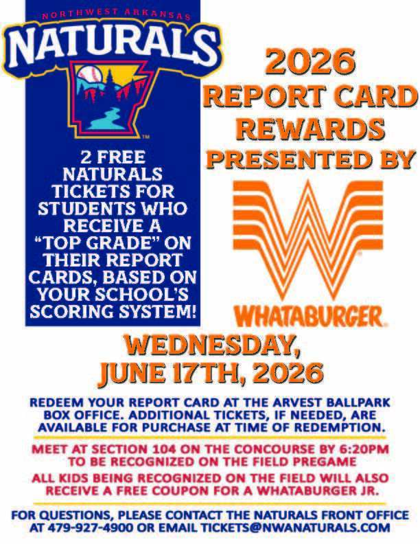 Naturals Report card