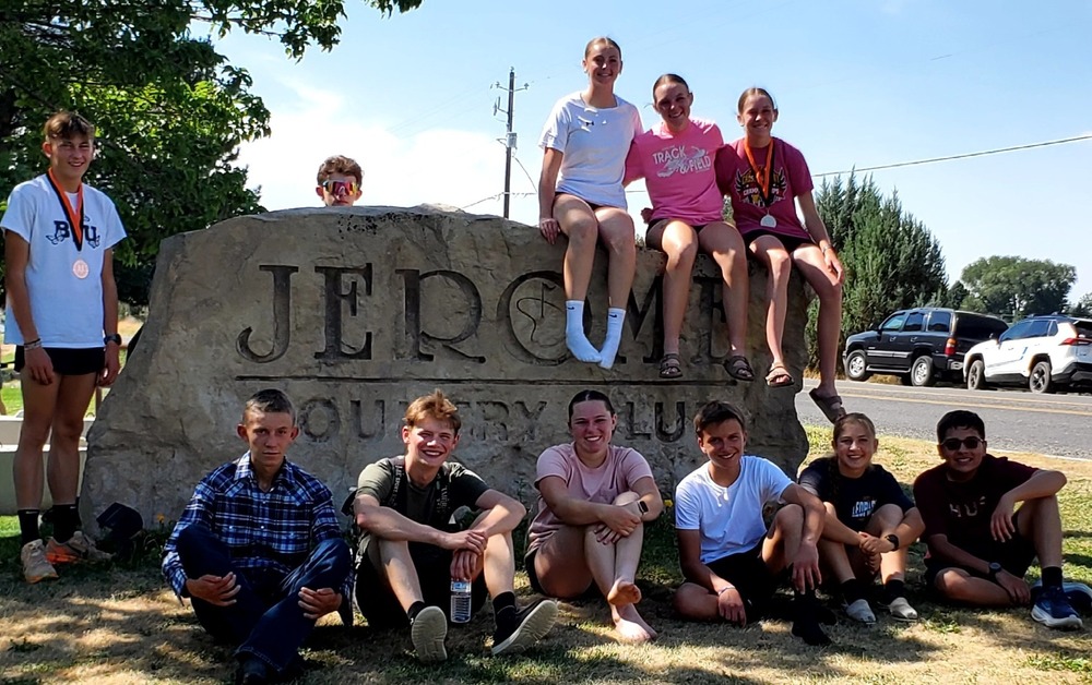cross country runners in Jerome