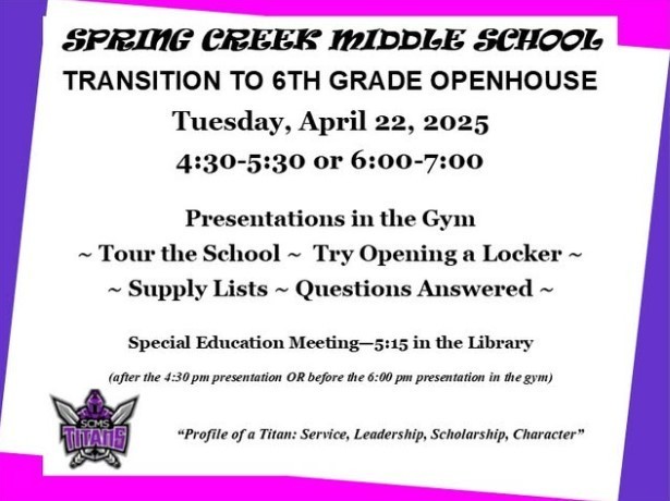 SCMS Open House