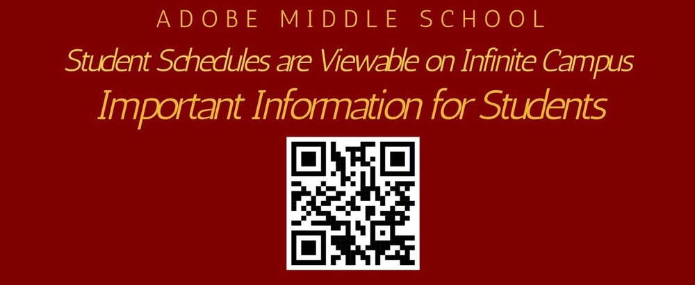 Important Information for Students on Schedules