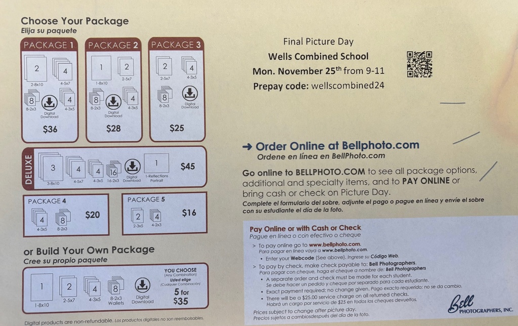 picture day retake flyer