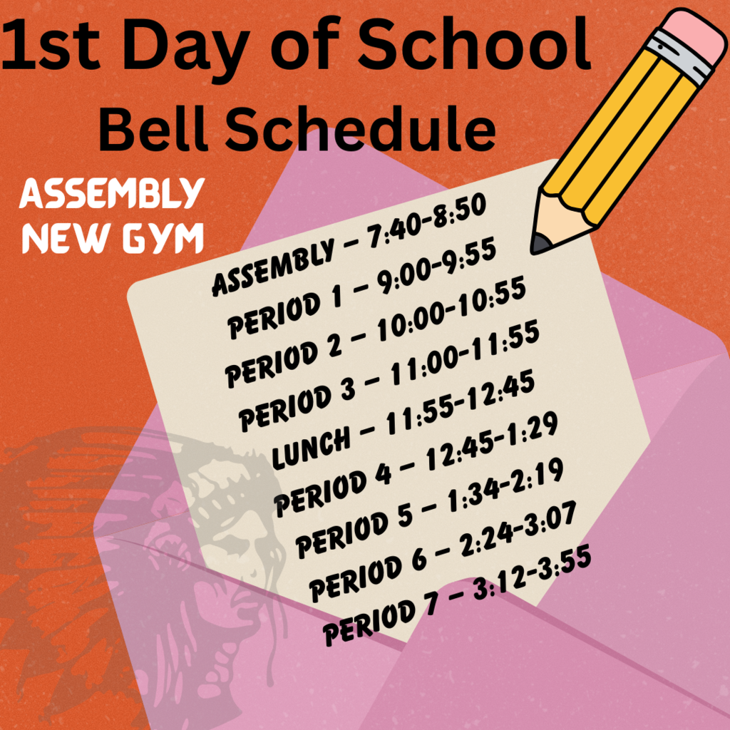2025-26 1st Day Schedule