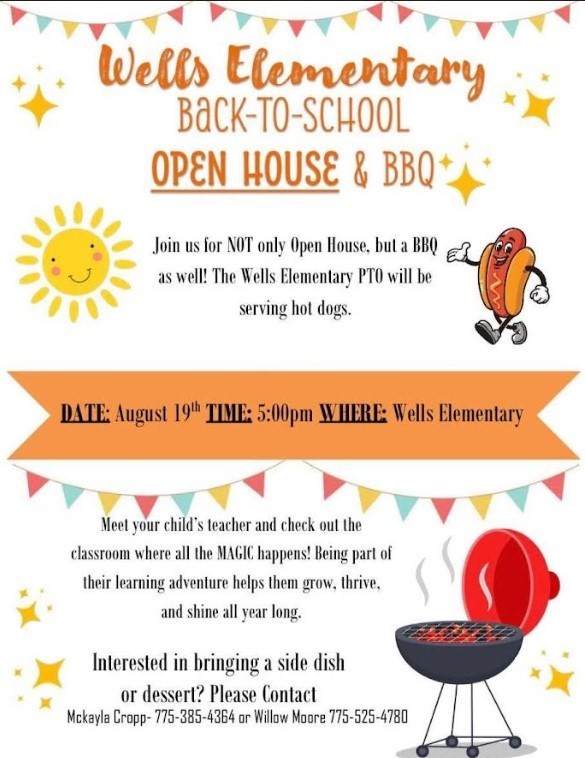 back to school open house and BBQ