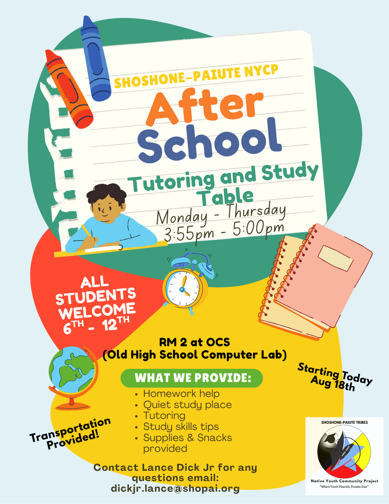 After school tutoring for grades 6-12