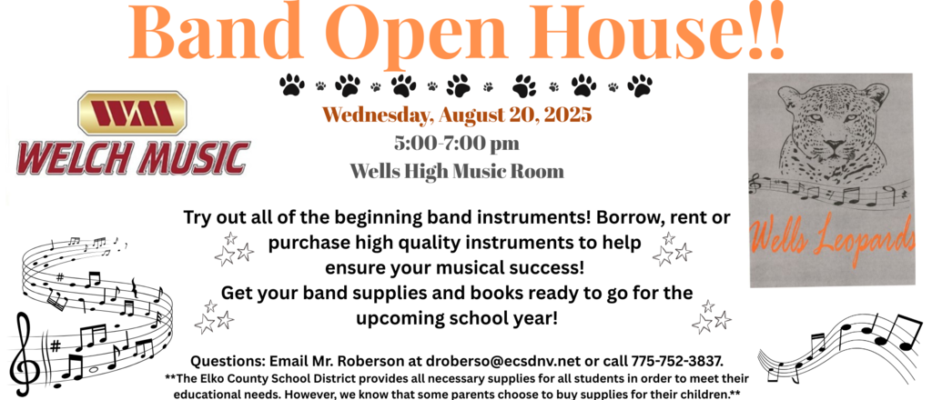 Music open house flier