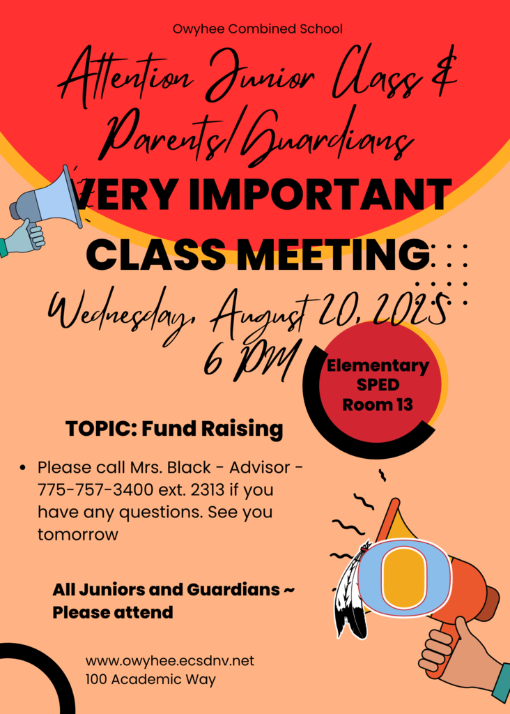 Junior Class Meeting