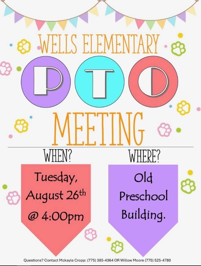 PTO meeting flier