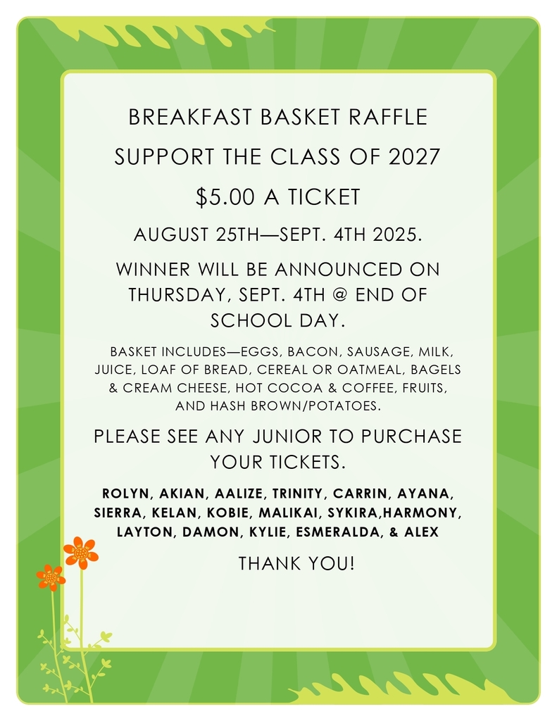 Junior Class Raffle