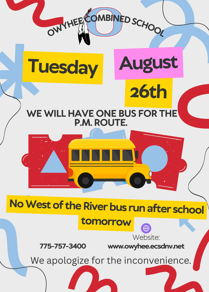 One bus this afternoon