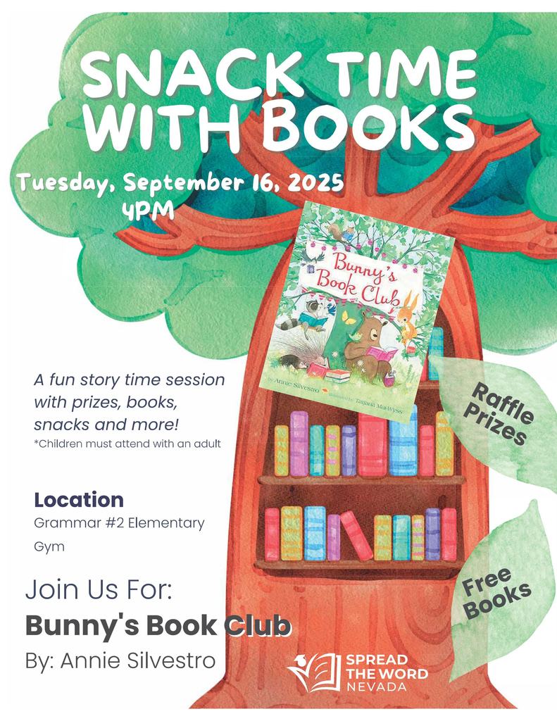 Snack time with books sept