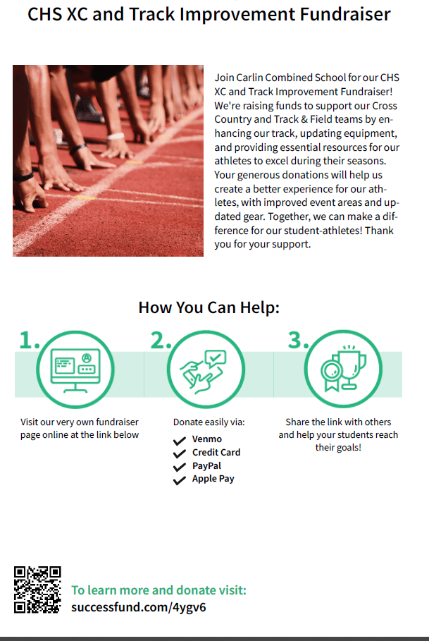 CHS XC and Track Improvement Fundraiser