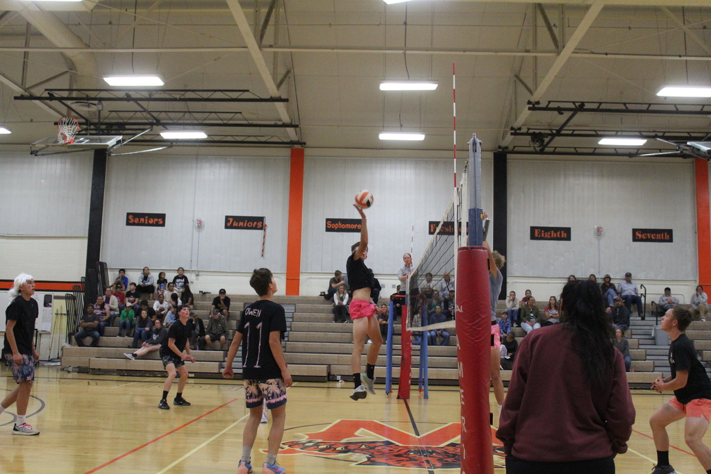 He- man volleyball game