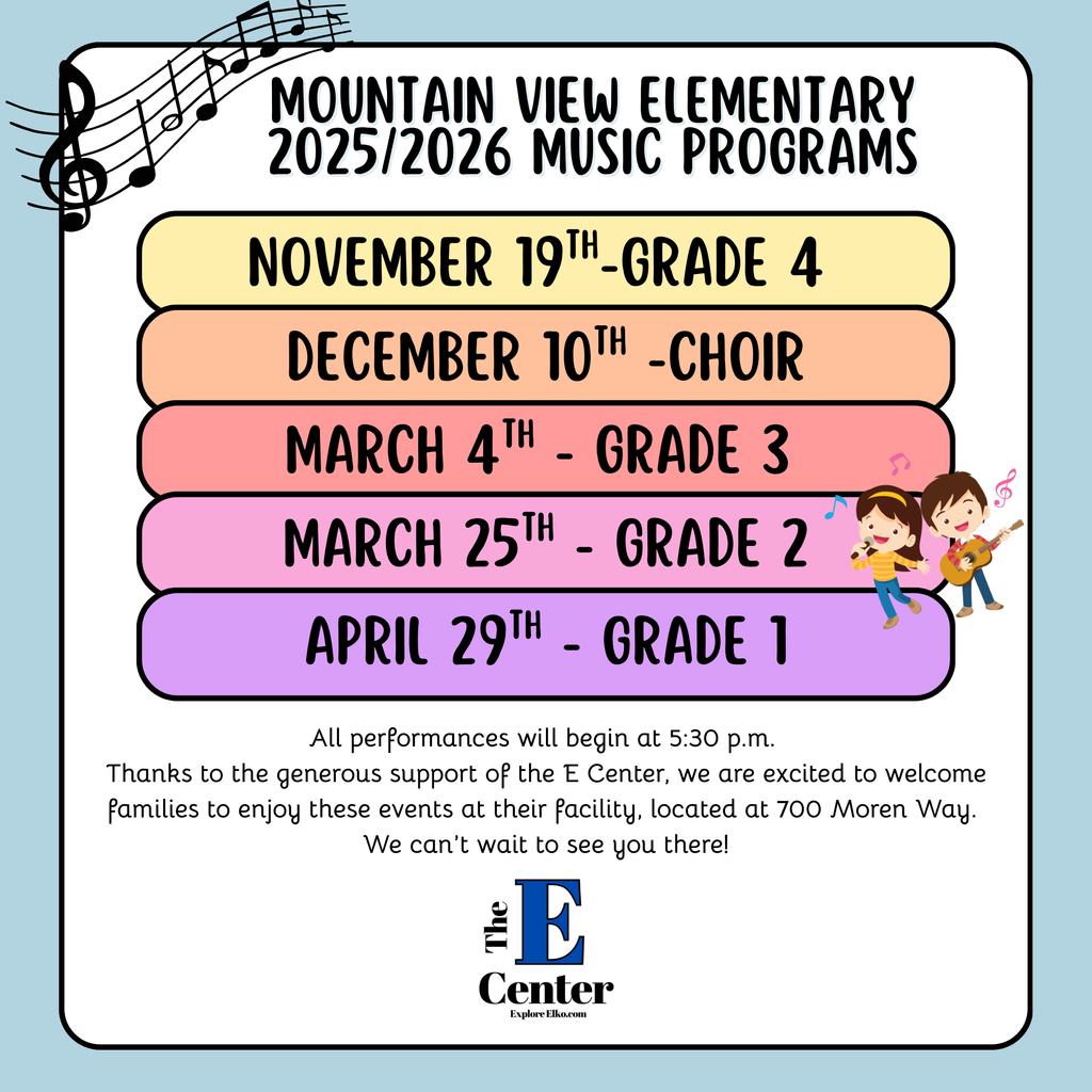 Mark your calendars! We have amazing things going on with our music program!