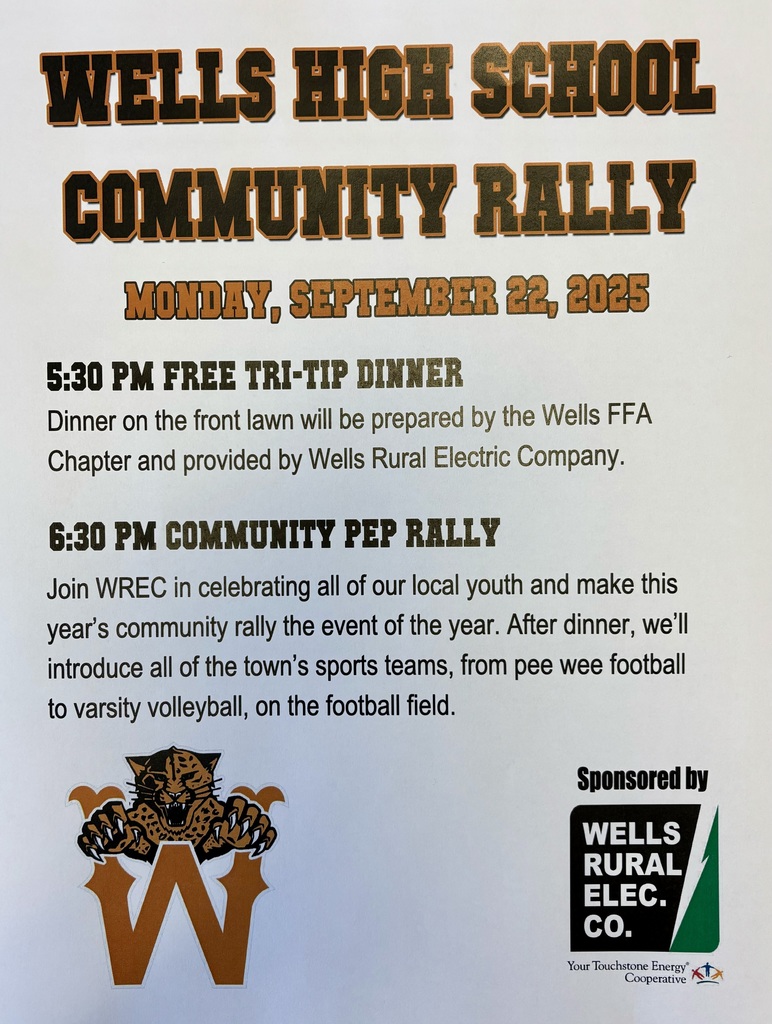 WREC community rally flyer
