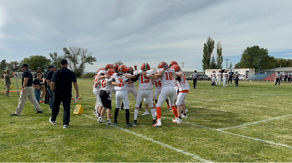 Wells High School football team vs Owyhee Braves in Owyhee