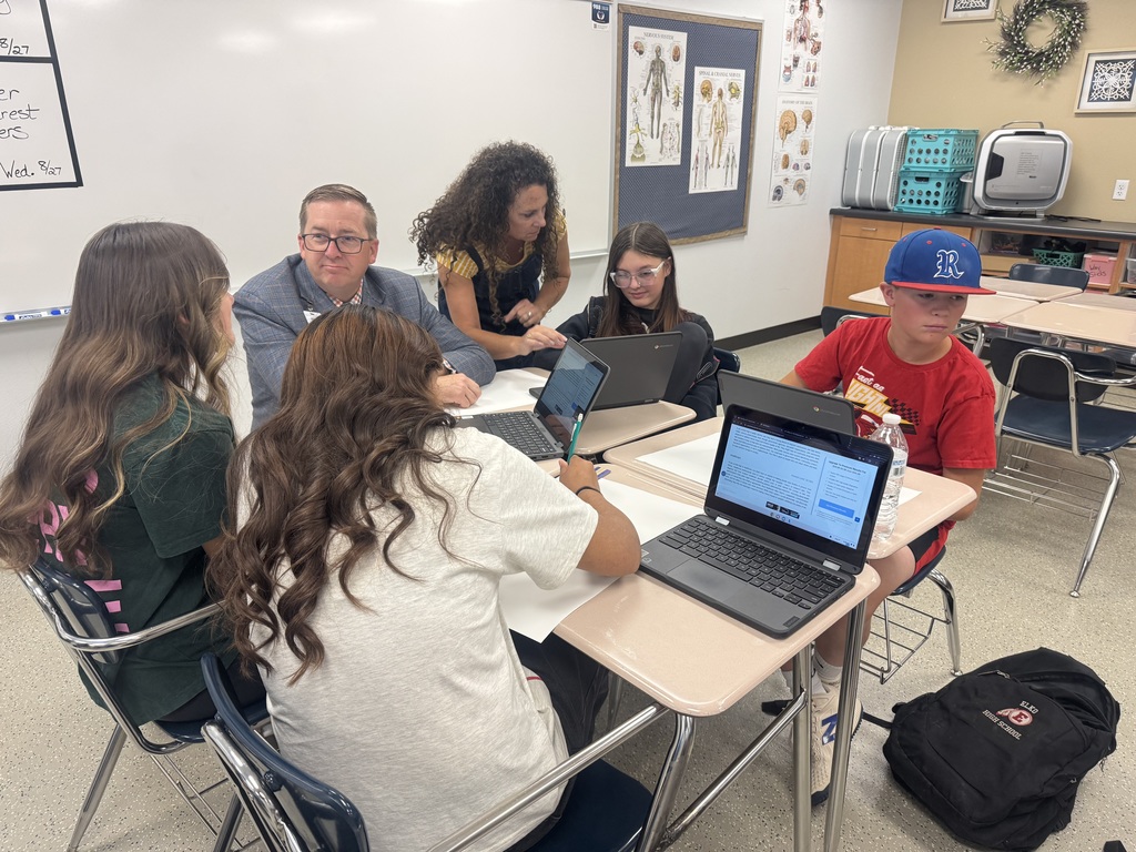 Mr. Anderson comes to Adobe Middle School