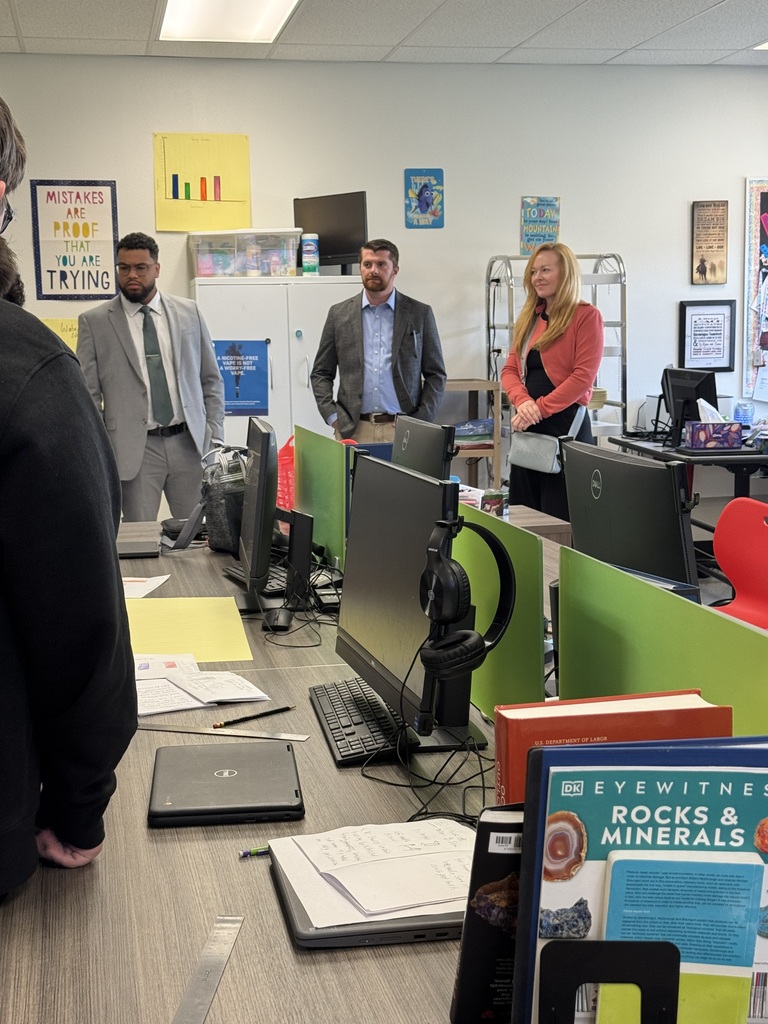 Representatives from the state governors office came to see the Star Academy.