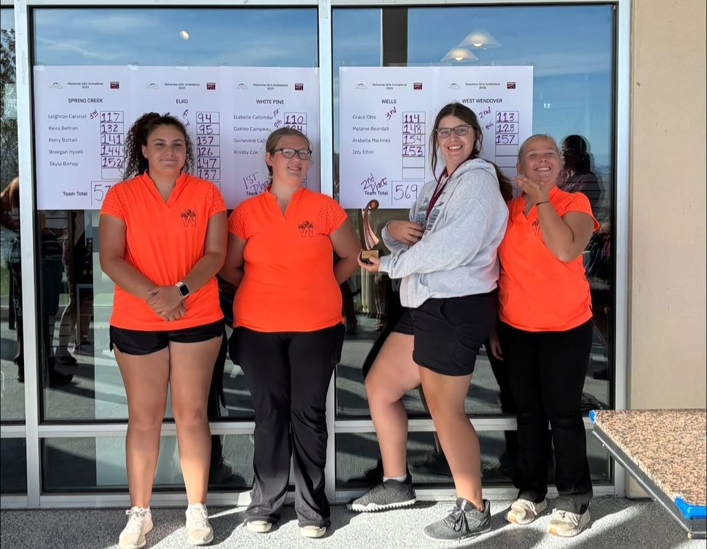 Wells girls golf team