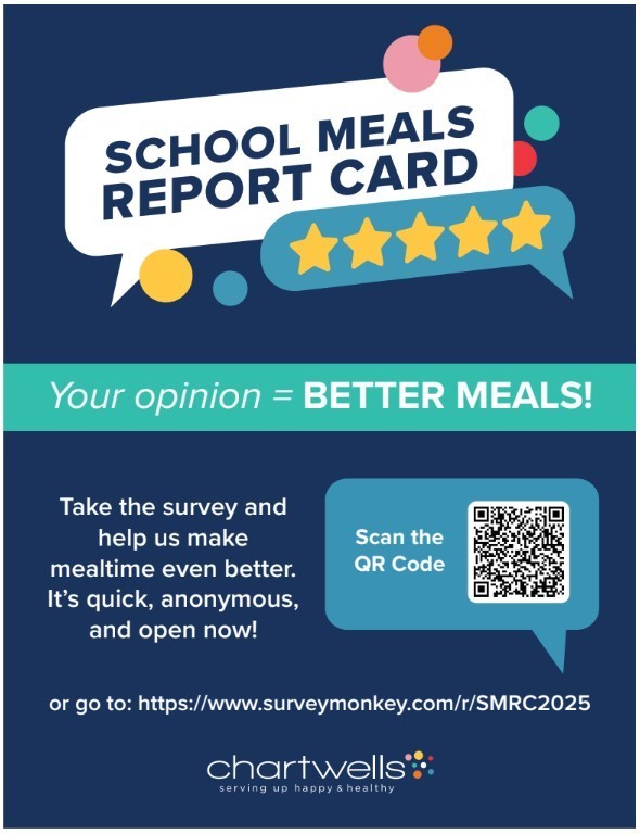 school meals report card flyer