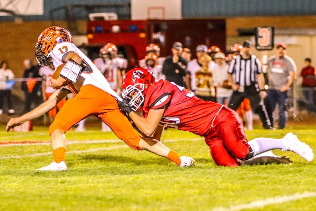 Wells High School football team vs Carlin