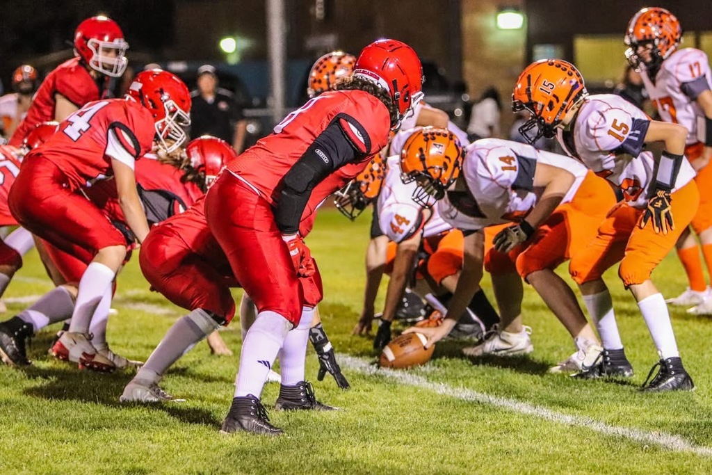 Wells High School football team vs Carlin