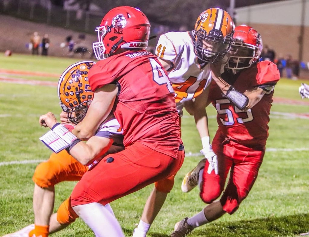Wells High School football team vs Carlin