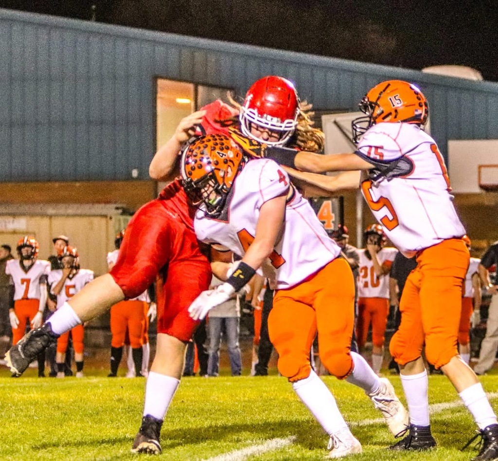 Wells High School football team vs Carlin