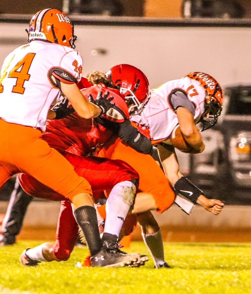 Wells High School football team vs Carlin