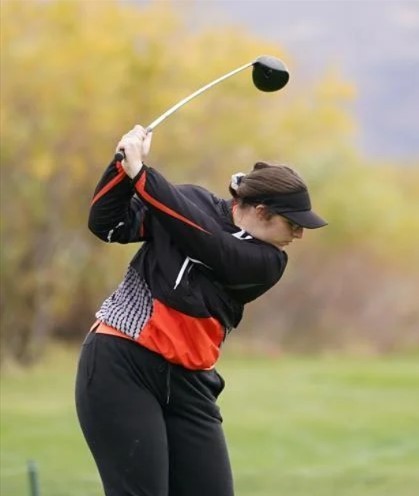 Grace O at girl's state golf
