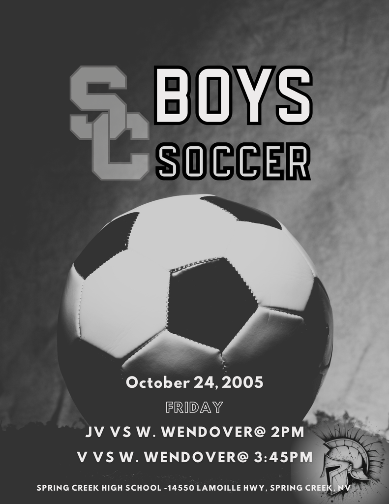 Friday Boys Soccer  versus West Wendover