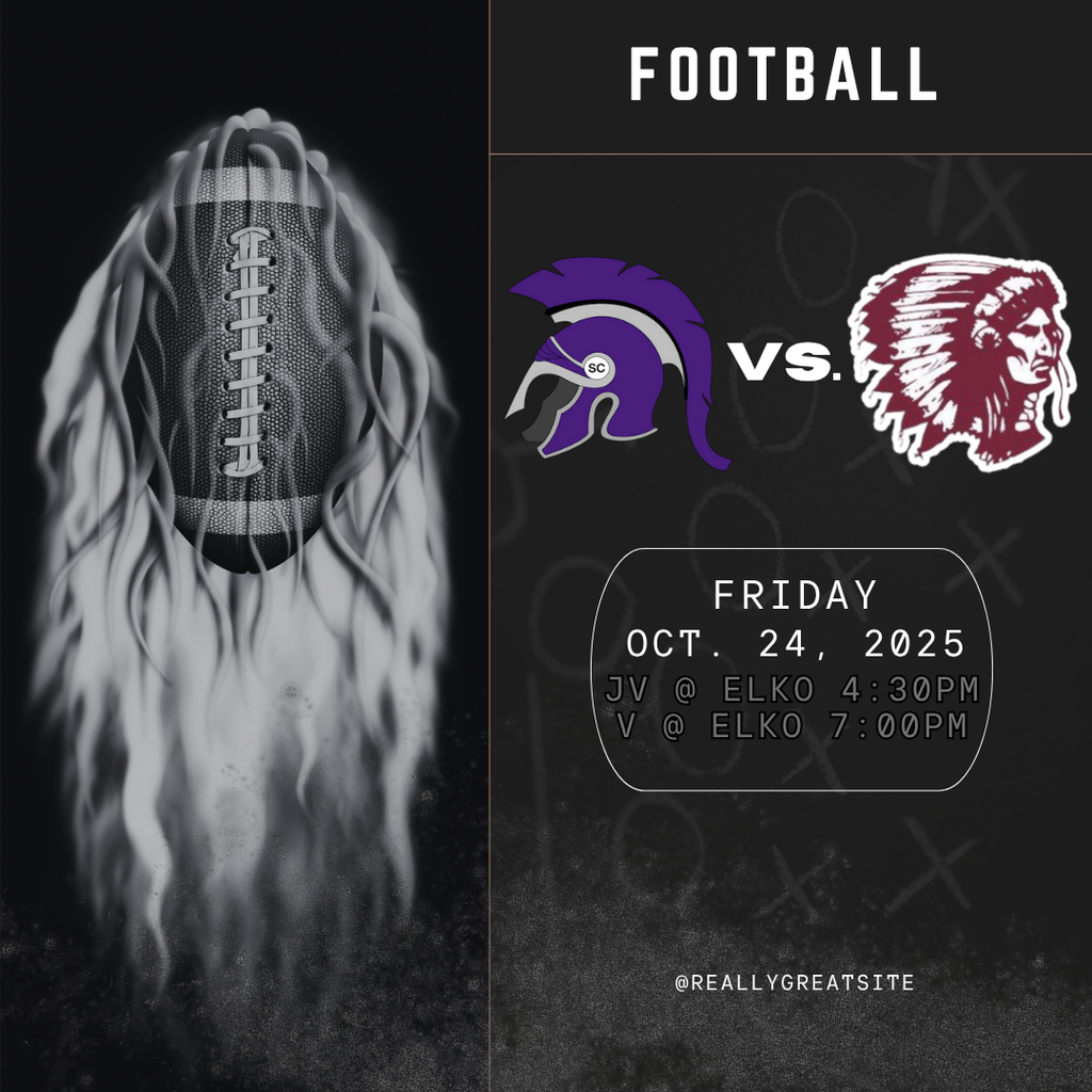 Spartan football play Elko at Elko Friday starting at 4:30pm.