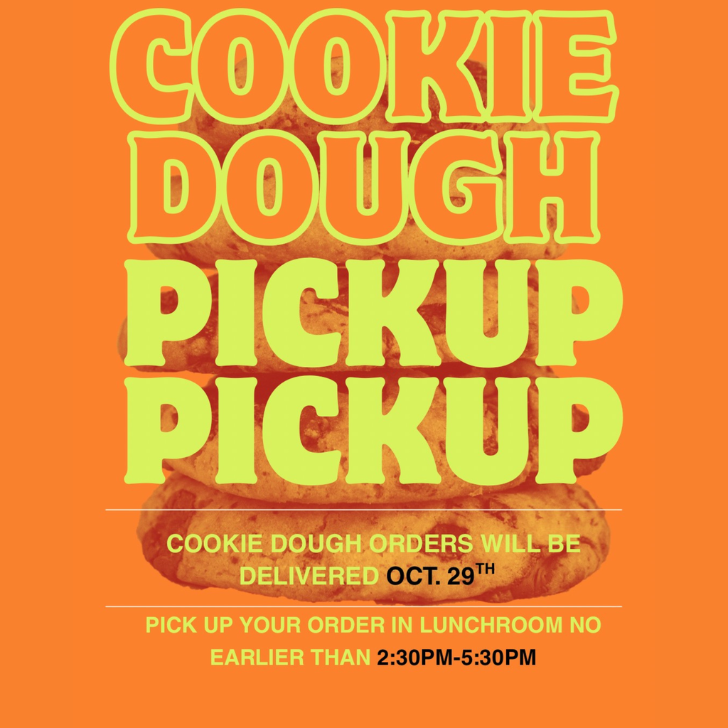 Please plan to pick up your orders on October 29 between 2:30 - 5:30 p.m. in the lunch room