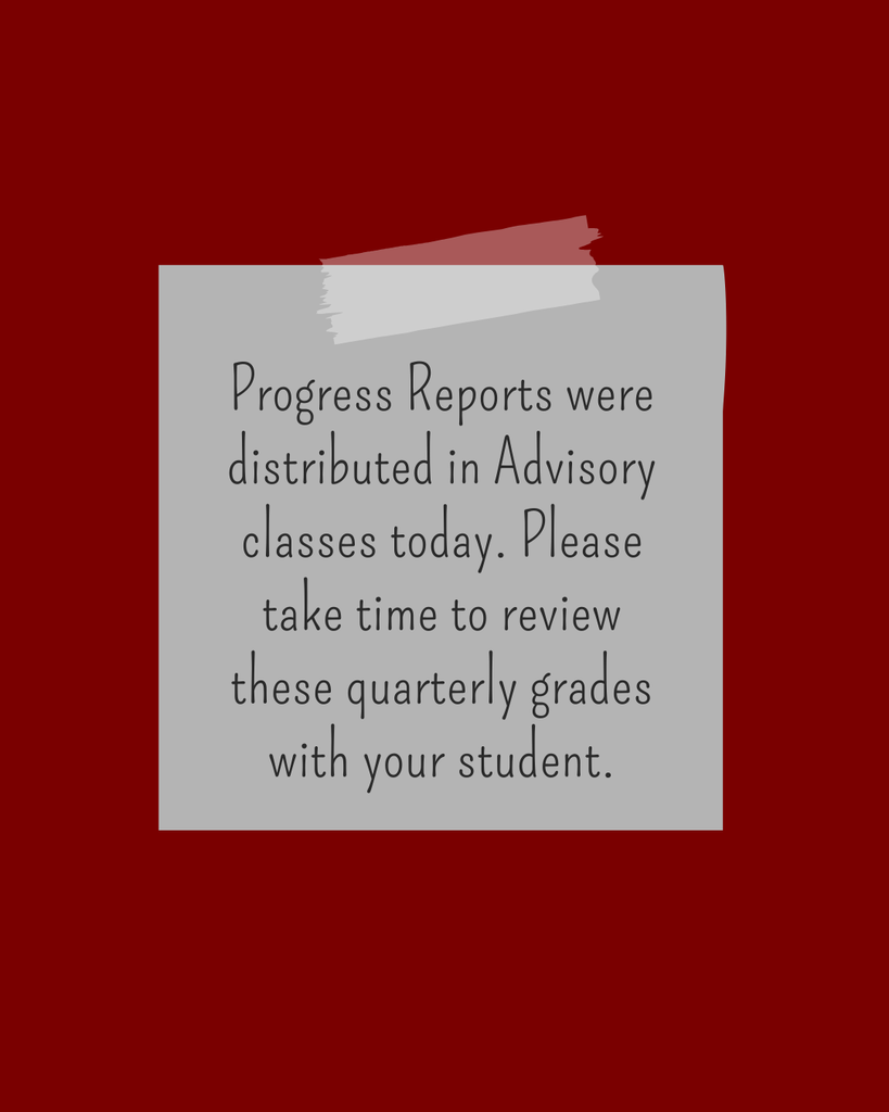 Progress Reports 