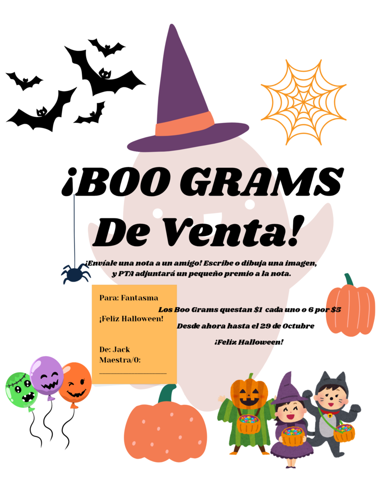 Boo Grams Spanish