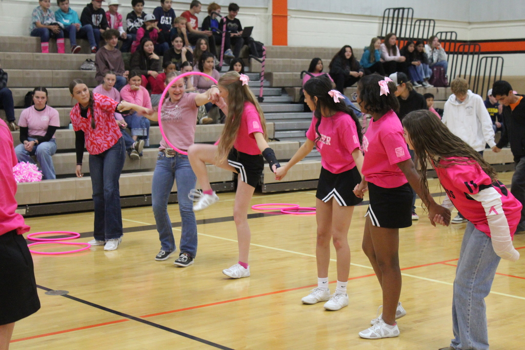 Pink out day at WHS