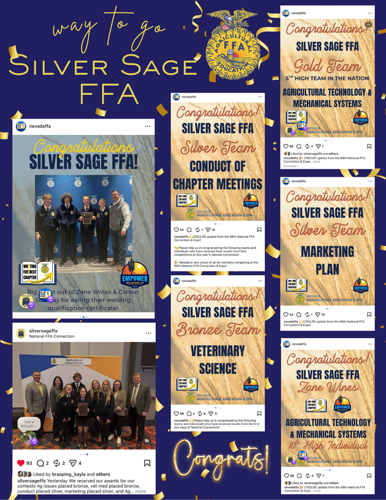 Silver Sage FFA's National Convention Results