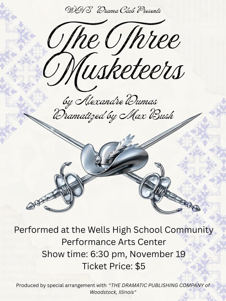 WHS presents The Three Musketeers