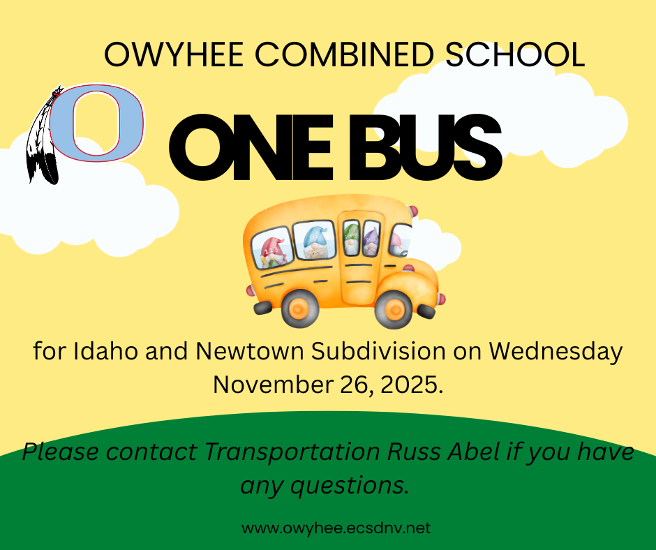 Bus change November 26