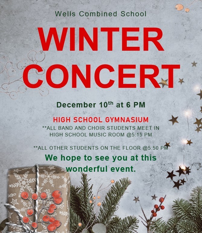 winter concert flyer