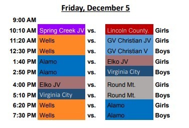 WREC Classic schedule