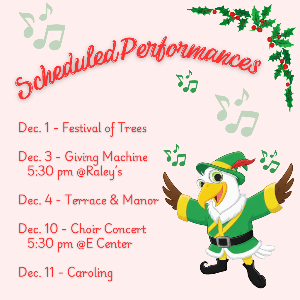 The MVE Choir is spreading so much holiday cheer this year! Check back to this post for updated photos. The public is invited to enjoy our performances on Dec. 3 at the Giving Machine, and on Dec. 10 at the E Center for our annual holiday concert.